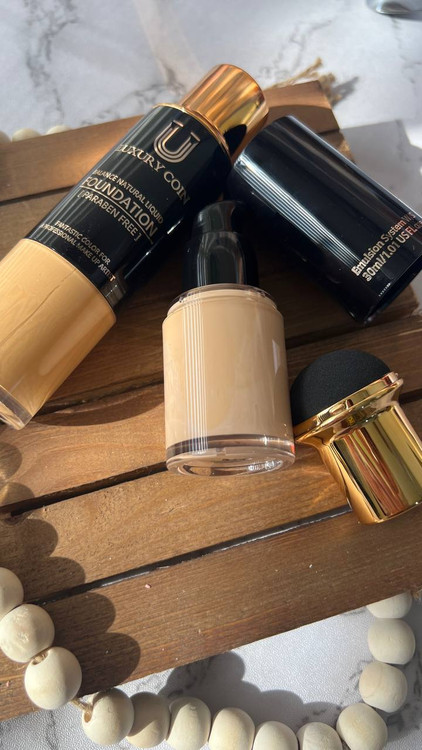 کرم پودر لاکچری کوین Luxury Coin تیوپی و شیشهای