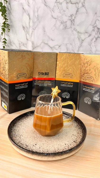 قهوه گانودرما Dr.Biz مدل سوپریم، موکا، لاته، ماسالا و هات چاکلت