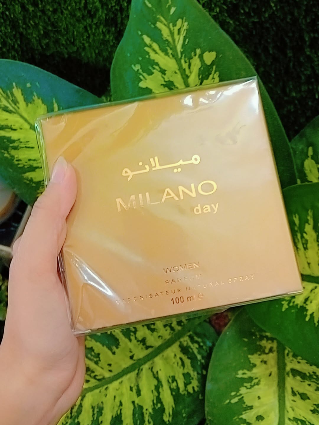 ادکلن زنانه طلایی میلانو 100 میل